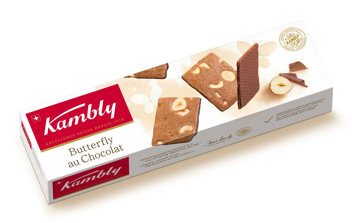 Kambly Butterfly Chocolat – Produktverpackung
