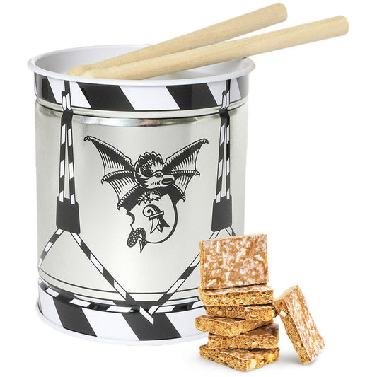 Basler Läckerli Original in der Trommel (im Trümeli) - Chuchichäschtli - Feines aus der Schweiz