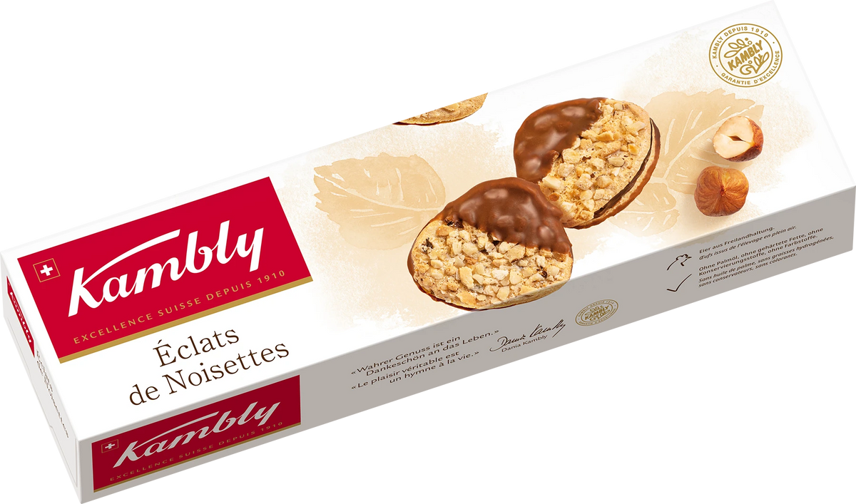 Kambly Eclats de Noisettes – Produktverpackung