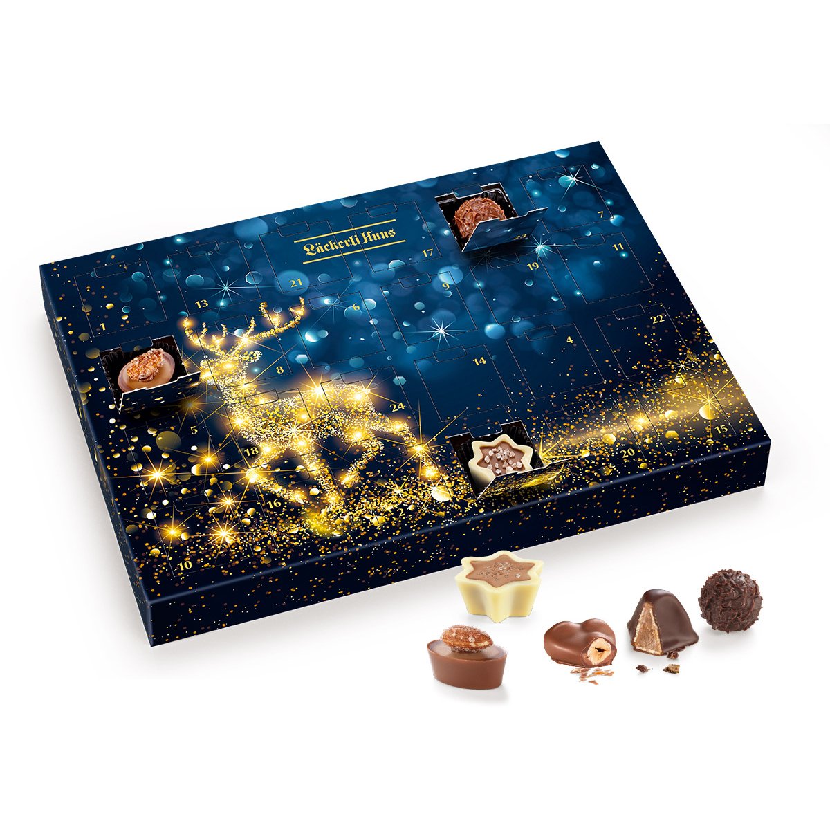 Läckerli Huus Adventskalender (Auslieferung ab Mitte November 2025) - Chuchichäschtli - Feines aus der Schweiz