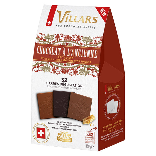 Villars Chocolat à l'ancienne - gemischt - Chuchichäschtli - Feines aus der Schweiz