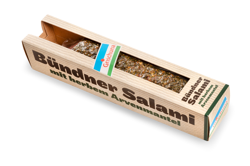 Grischuna Bündner Salami Arve
