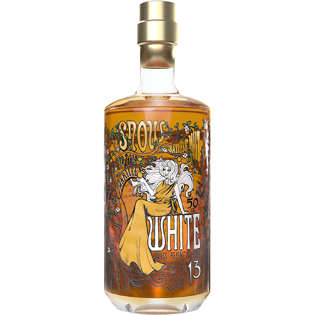 Appenzeller Säntis Snow White No. 13 mit Marillen Finish