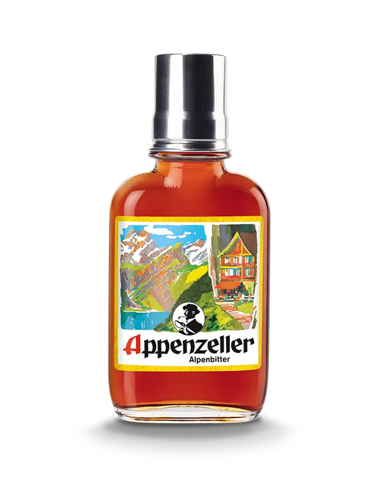 Appenzeller Alpenbitter Flachmann - Chuchichäschtli - Feines aus der Schweiz