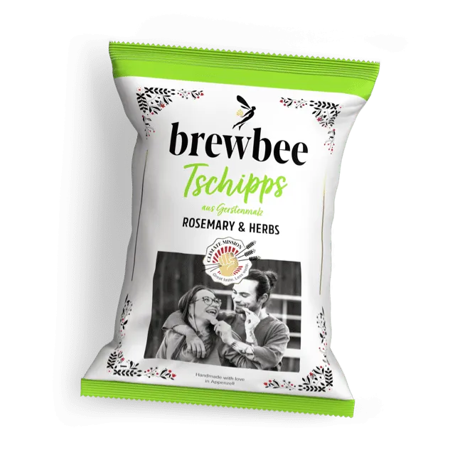 Appenzeller brewbee tschipps mit Kräutern - Chuchichäschtli - Feines aus der Schweiz