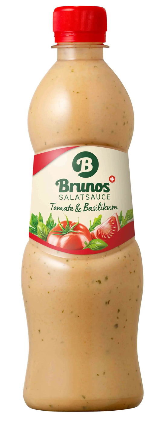 Brunos Salatsauce Tomate-Basilikum - Chuchichäschtli - Feines aus der Schweiz