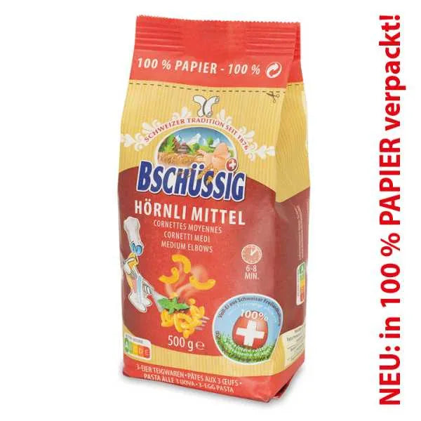 Bschüssig Hörnli Mittel - Chuchichäschtli - Feines aus der Schweiz