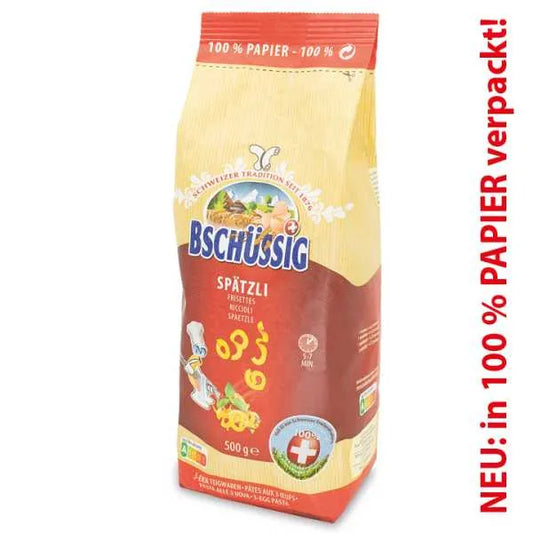 Bschüssig Spätzli - Chuchichäschtli - Feines aus der Schweiz