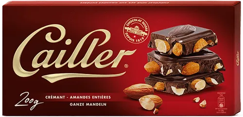 Cailler Cremant ganze Mandeln - Chuchichäschtli - Feines aus der Schweiz