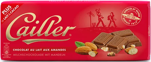 Cailler Milch-Mandel - Chuchichäschtli - Feines aus der Schweiz