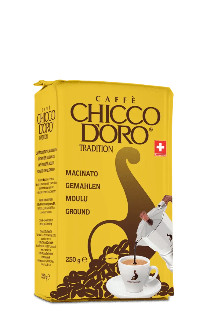 Caffè Chicco d'Oro Tradition gemahlen - Chuchichäschtli - Feines aus der Schweiz