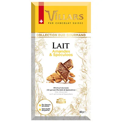 Villars Milchschokolade mit Mandeln und Spekulatius - Chuchichäschtli - Feines aus der Schweiz