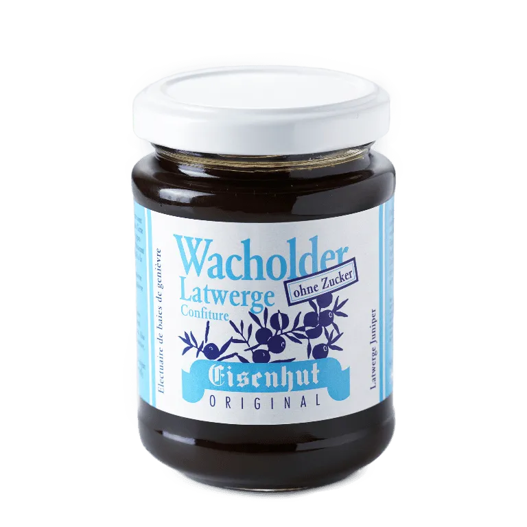 Eisenhut Latwerge Wacholder (mit Sorbit gesüsst) - Chuchichäschtli - Feines aus der Schweiz