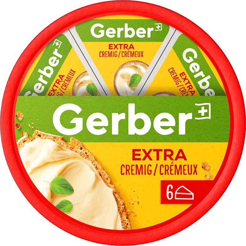 Gerber extra Schmelzkäse laktosefrei - Chuchichäschtli - Feines aus der Schweiz