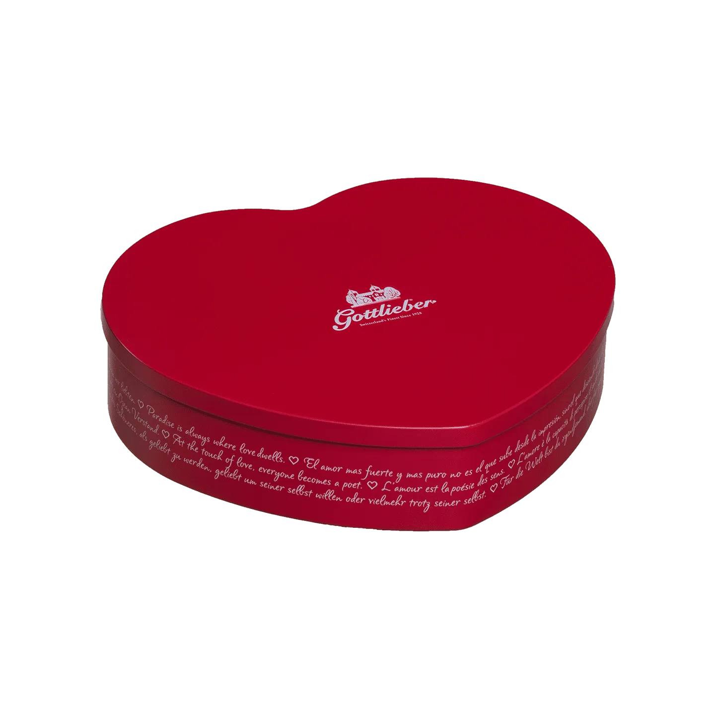 Gottlieber Hüppen Herzdose Classic - Chuchichäschtli - Feines aus der Schweiz