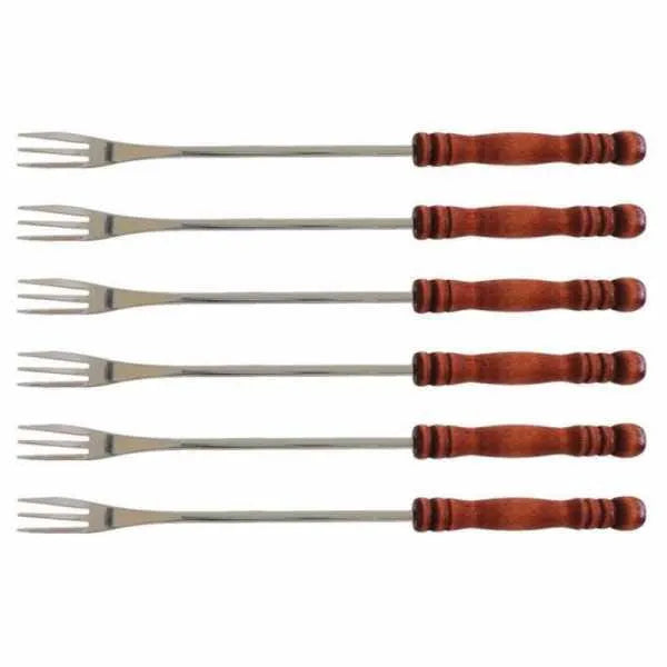 Fonduegabeln Rustikal (6 Stück) - Chuchichäschtli - Feines aus der Schweiz