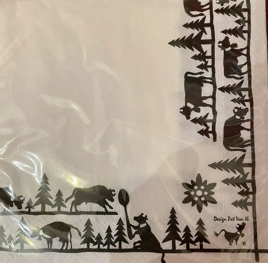 Papier Servietten Scherenschnitt