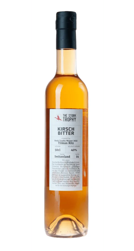 Humbel Kirsch Bitter, Tilman Ritz, Stork Trophy 2022 - Chuchichäschtli - Feines aus der Schweiz