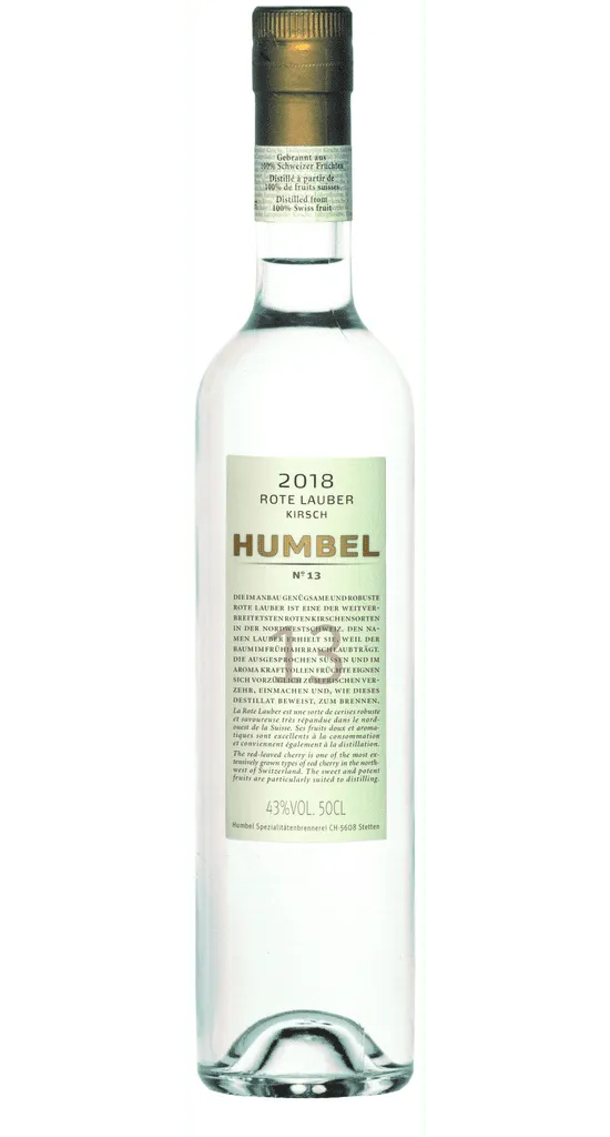 Humbel No.13 Rote Lauber Kirsch - Chuchichäschtli - Feines aus der Schweiz