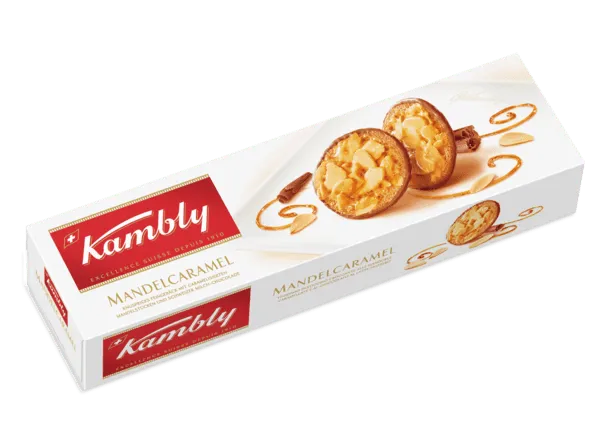 Kambly Florentin (Mandelcaramel) - Chuchichäschtli - Feines aus der Schweiz