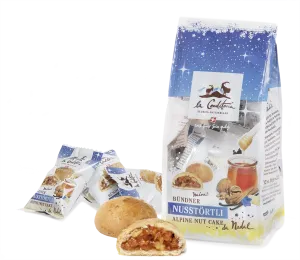 Mini Bündner Nusstörtli Nadal (Weihnachtsedition) - Chuchichäschtli - Feines aus der Schweiz