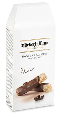 Basler Läckerli au Chocolat noir - Chuchichäschtli - Feines aus der Schweiz