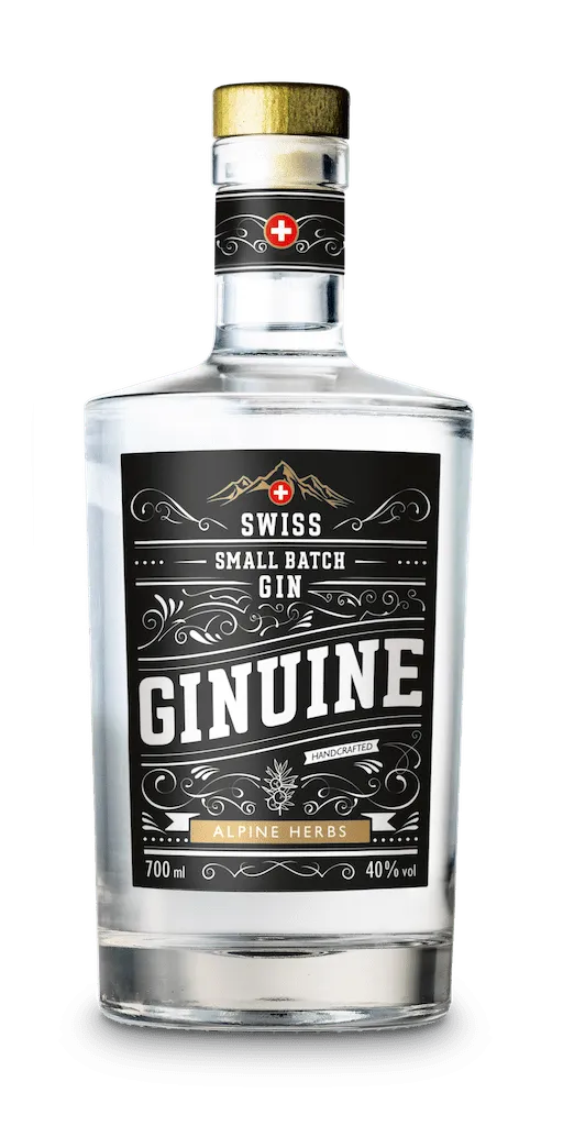 Ginuine Gin Alpine Herbs - Chuchichäschtli - Feines aus der Schweiz