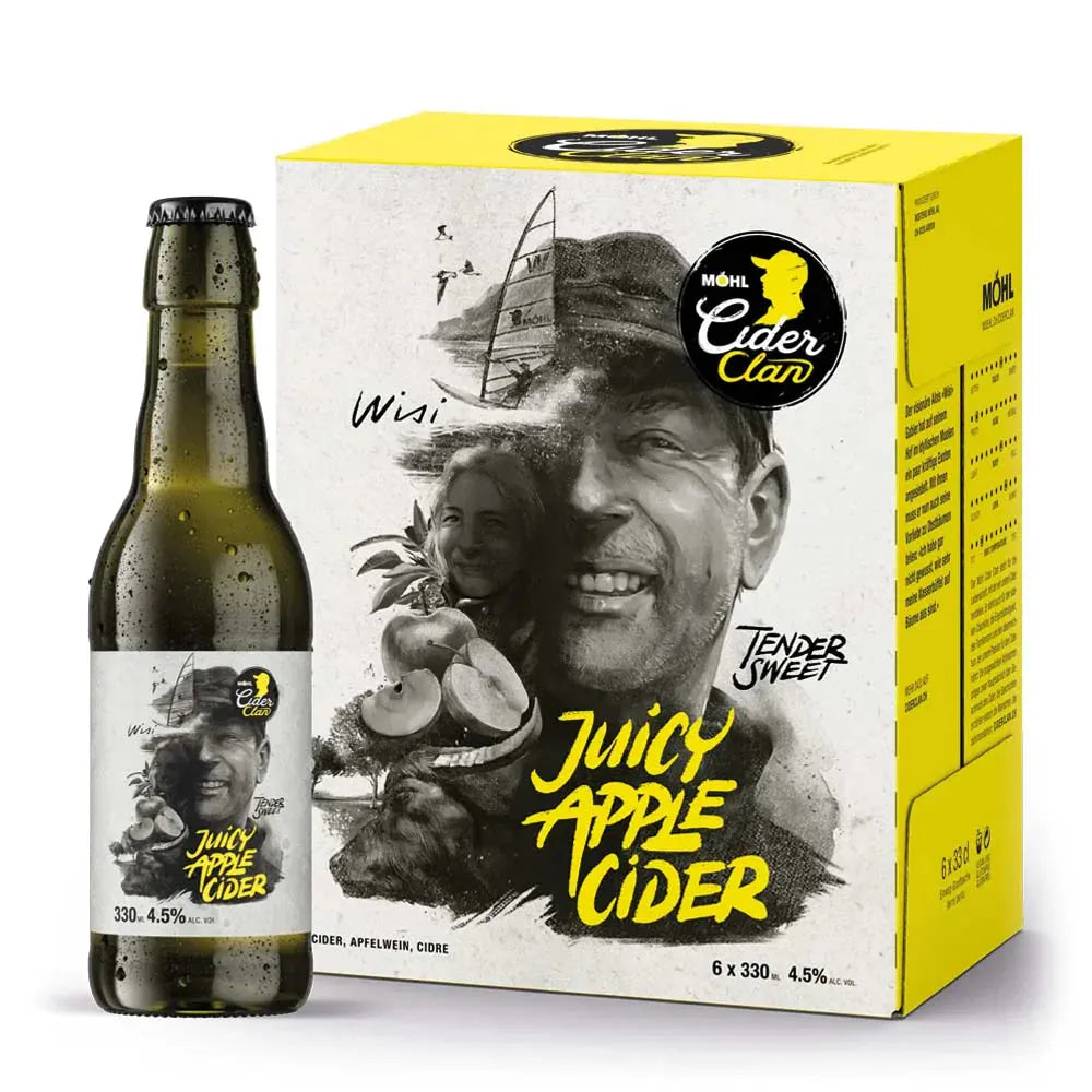 Möhl Cider Clan - Juicy Apple Cider - Chuchichäschtli - Feines aus der Schweiz