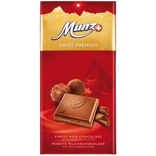 Munz Swiss Premium Milch Praliné - Chuchichäschtli - Feines aus der Schweiz