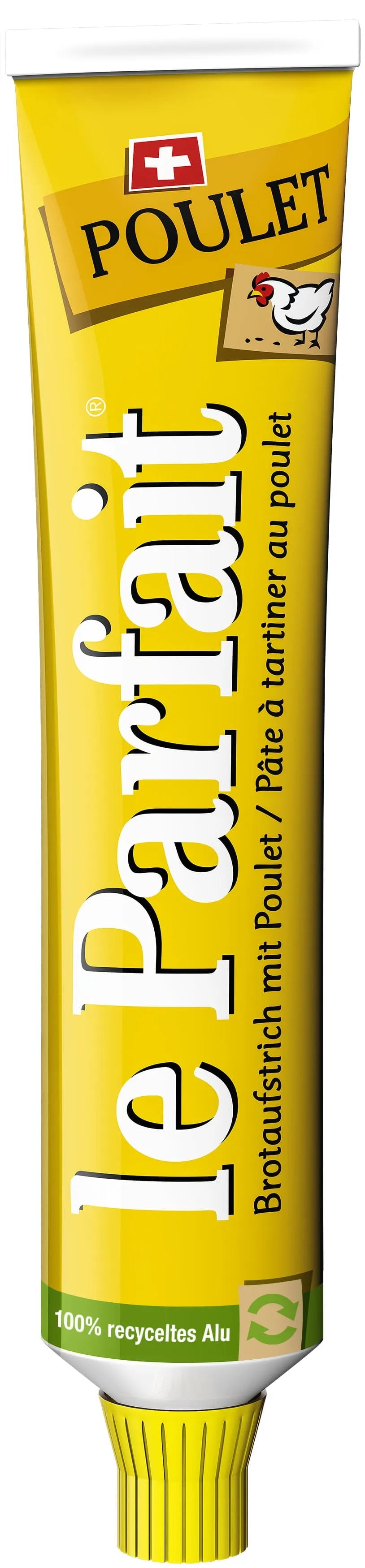 Le Parfait gelb mit Geflügelleber - Chuchichäschtli - Feines aus der Schweiz