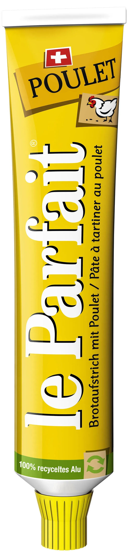 Le Parfait gelb mit Geflügelleber - Chuchichäschtli - Feines aus der Schweiz