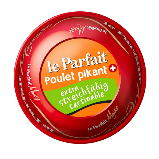 Le Parfait Mousse Poulet pikant (Hähnchen) - Chuchichäschtli - Feines aus der Schweiz