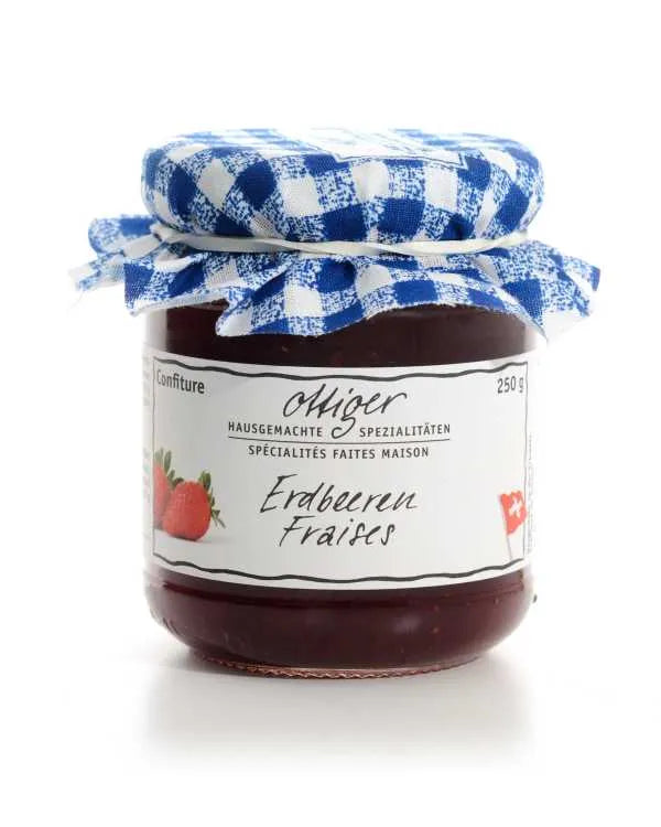 Erdbeer Konfitüre - Chuchichäschtli - Feines aus der Schweiz