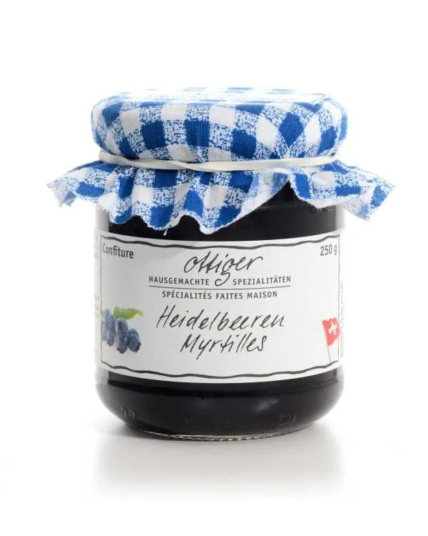 Heidelbeer Konfitüre - Chuchichäschtli - Feines aus der Schweiz