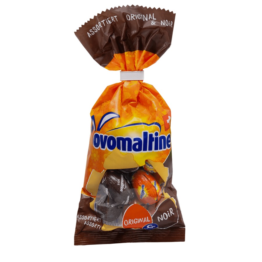 Ovomaltine Schokolade Ostereili assortiert (Milch & Dunkle Schokolade) - Chuchichäschtli - Feines aus der Schweiz
