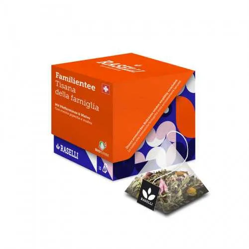 Raselli Familientee mit Pfefferminz und Malve - Chuchichäschtli - Feines aus der Schweiz