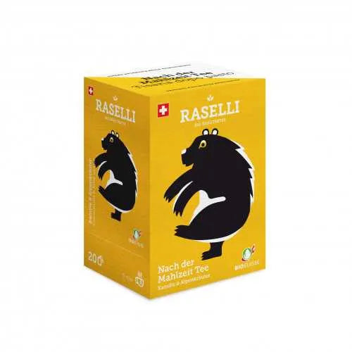 Raselli Nach der Mahlzeit Tee - Chuchichäschtli - Feines aus der Schweiz