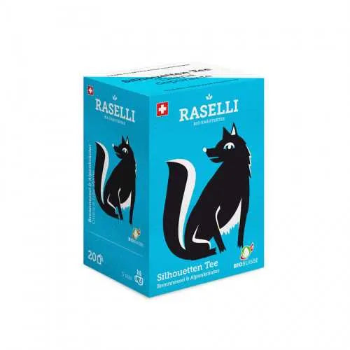 Raselli Tee mit Brennessel und Alpenkräutern - Chuchichäschtli - Feines aus der Schweiz