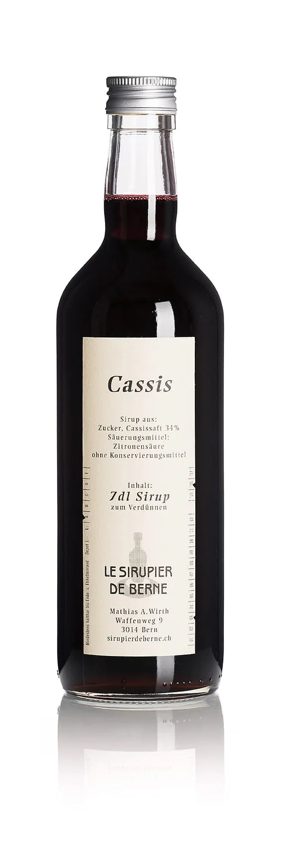 Cassis Sirup (Grosse Flasche) - Chuchichäschtli - Feines aus der Schweiz