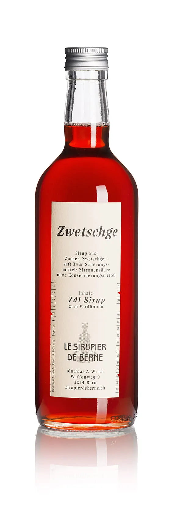 Zwetschgen Sirup (Grosse Flasche) - Chuchichäschtli - Feines aus der Schweiz