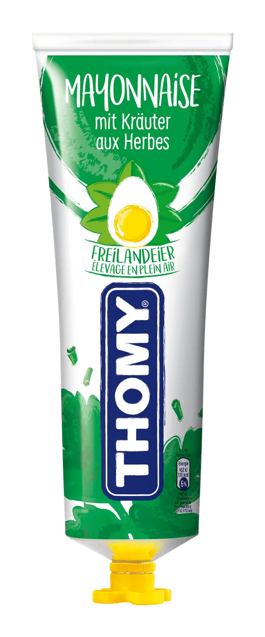 Thomy Mayonnaise mit Kräutern - Chuchichäschtli - Feines aus der Schweiz