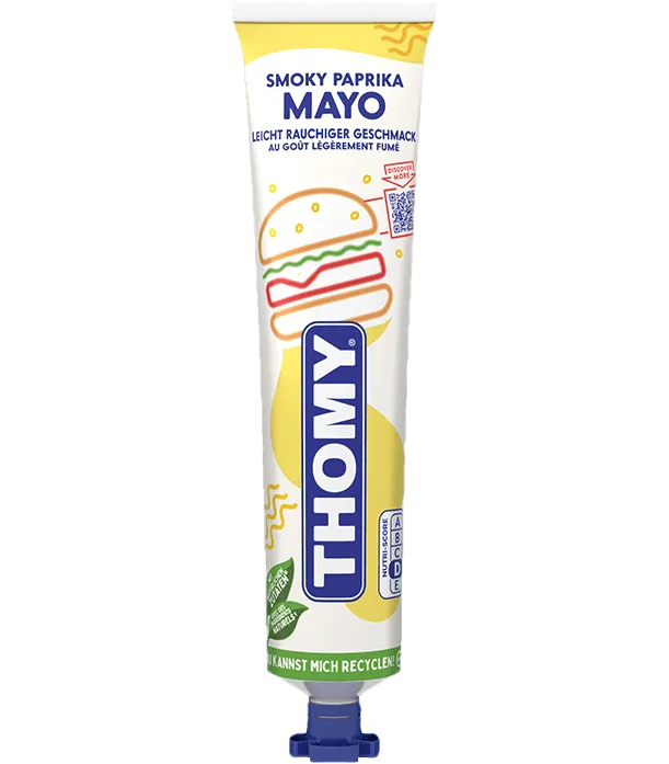 Thomy Smoky Paprika Mayonnaise Western Style - Chuchichäschtli - Feines aus der Schweiz