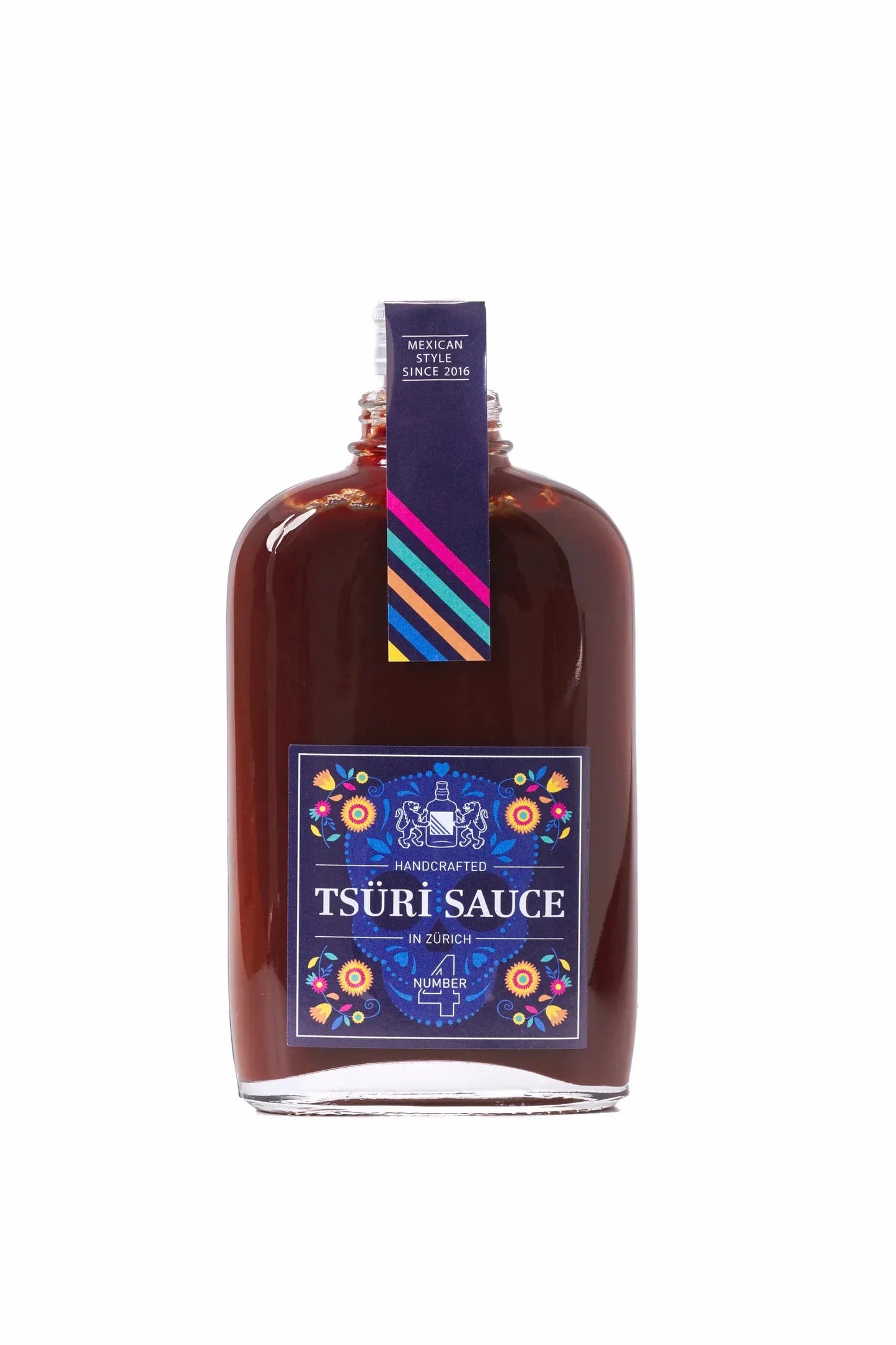 Tsüri Sauce No. 4 Mexikanischer Stil, cremige Sauce in Flasche, ideal für mexikanische Gerichte, Nahaufnahme