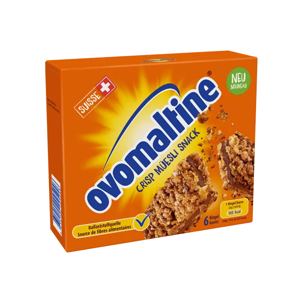 Ovomaltine Crispy Müesli Snack - Chuchichäschtli - Feines aus der Schweiz
