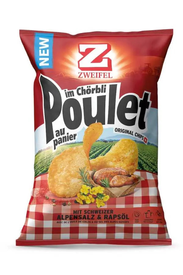 Zweifel Poulet im Chörbli Chips - Chuchichäschtli - Feines aus der Schweiz