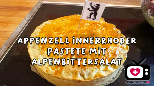 Appenzell Innerrhoder Pastete mit Alpenbittersalat