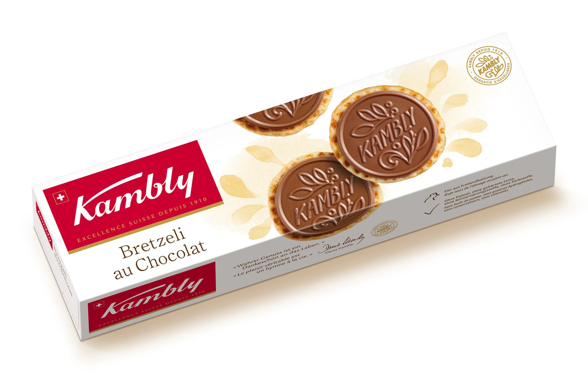 Kambly Bretzeli au Chocolat – Produktverpackung