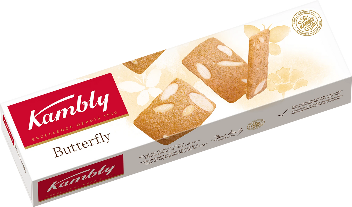 Kambly Butterfly – Produktverpackung