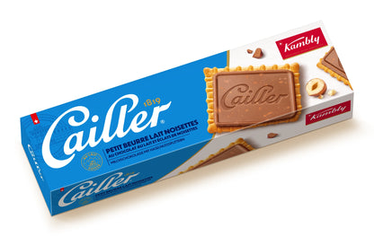 Kambly Cailler Petit Beurre Lait-Noisettes (Milchschokolade Haselnuss-Splitter)
