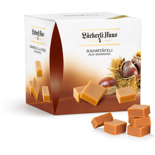 Läckerli Huus Rahmtäfeli Marrons (Kastanien)